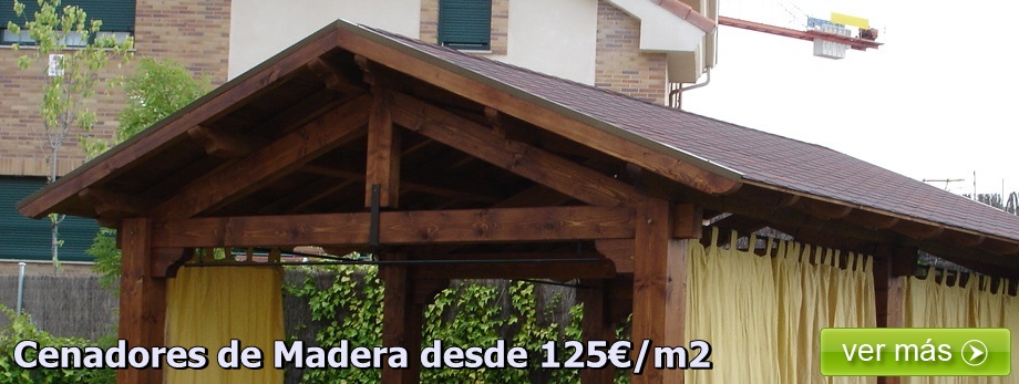 cenadores de madera
